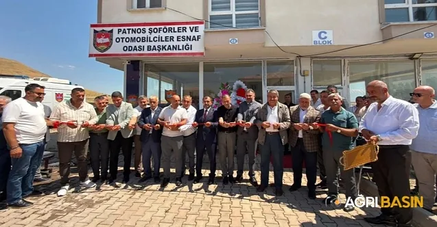 Patnos Şoförler Odası Yeni Hizmet Binasını Açtı