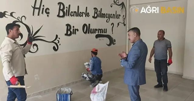 Patnos’ta Okullar Yeni Döneme Yazın Hazırlanıyor