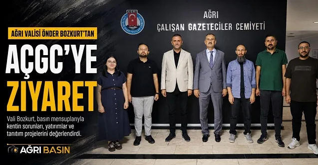 Ağrı Valisi Bozkurt’tan AÇGC’ye önemli ziyaret