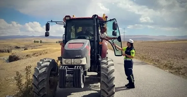 Diyadin’de trafik denetimi: 20 araca ceza