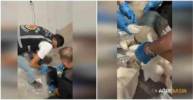 Gürbulak’ta Tırın Tüpünden 5 Kilo Uyuşturucu Çıktı