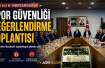 Vali Bozkurt Spor Güvenliği Toplantısına Katıldı