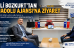Ağrı Valisi Bozkurt’tan Anadolu Ajansı’na Ziyaret