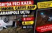 Ağrı’da Feci Kaza: Otomobil Çatıyı Aşıp Şarampole Uçtu