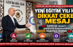 Gümüşer’den yeni eğitim yılı için dikkat çeken mesaj