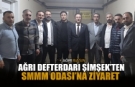Ağrı Defterdarı Şimşek’ten SMMM Odası’na Ziyaret