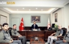 DKMP heyetinden Kaymakam Mustafa Ayvat’a ziyaret