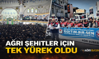 Eğitim Bir-Sen Ağrı'da şehitler için Gıyabi Cenaze Namazı