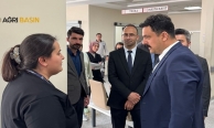 Ağrı’da Sağlık Yöneticilerinden Taşlıçay Hastanesi Ziyareti