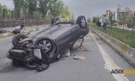 Patnos’ta Takla Atan Otomobilde 1 Kişi Yaralandı