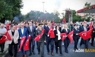 Ağrı’da 15 Temmuz Ruhu Kortejle Meydanlara Taşındı