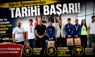 Ağrılı Sporcular Türkiye'ye Damga Vurdu