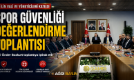 Vali Bozkurt Spor Güvenliği Toplantısına Katıldı