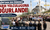 Ağrı'dan 200 Öğrenci Çanakkale ve Ankara'ya Uğurlandı