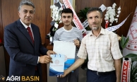 Ağrılı Öğrenci Kur’an-ı Kerim Yarışmasında Türkiye İkincisi
