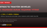 Patnos’ta Traktör Devrildi: 1 Çocuk Hayatını Kaybetti