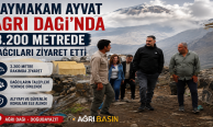 Ağrı Dağı’nda 3 Bin 200 Metrede Önemli Ziyaret