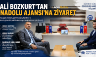 Ağrı Valisi Bozkurt’tan Anadolu Ajansı’na Ziyaret
