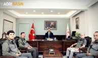 DKMP heyetinden Kaymakam Mustafa Ayvat’a ziyaret