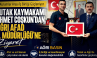 Tutak Kaymakamı Coşkun’dan Ağrı AFAD’a Ziyaret