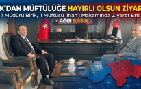 Ağrı’da Hizmet Birliği: SGK’dan Müftülüğe Hayırlı Olsun Ziyareti