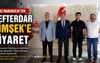 ARKOZ Madencilik'ten Ağrı Defterdarı Şimşek'e Ziyaret