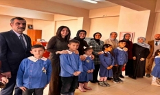 Diyadin’de öğrenciler toprağa dokunarak öğreniyor