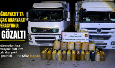 Jandarmadan Doğubayazıt'ta Kaçak Yakıt Darbe