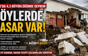 Patnos Depremi Kırsalı Vurdu: Kucak Köyü'nde Evler Hasarlı!