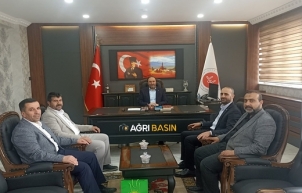 HÜDA PAR’dan İl Müftüsü İhsan İlhan’a Hayırlı Olsun Ziyareti