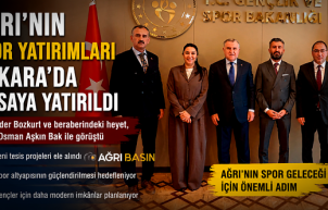 Ağrı’nın Spor Yatırımları Ankara’da Masaya Yatırıldı