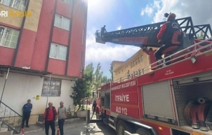 Doğubayazıt’ta Apartman Yangını Paniğe Neden Oldu