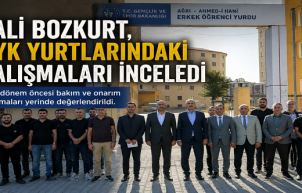 Vali Bozkurt, KYK yurtlarında çalışmaları yerinde inceledi