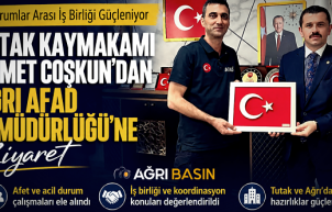 Tutak Kaymakamı Coşkun’dan Ağrı AFAD’a Ziyaret