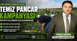 Ağrı Şeker Fabrikası'ndan Temiz Pancar Seferberliği