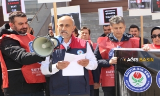 Ağrı'da Eğitimcilerden sert tepki: “Artık yeter!”