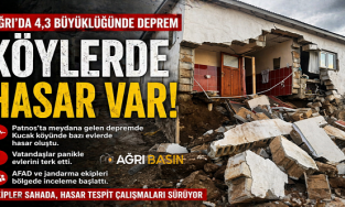 Patnos Depremi Kırsalı Vurdu: Kucak Köyü'nde Evler Hasarlı!