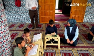 Kaymakam Kübra Baka Kılıç’tan Yaz Kur’an Kursu Ziyareti