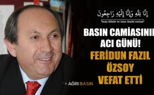 Basın camiası yasta: Feridun Fazıl Özsoy vefat etti