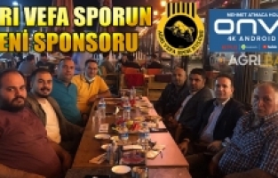 Ağrı Vefa Spor ONVO Elektronik ile sponsorluk anlaşması imzaladı
