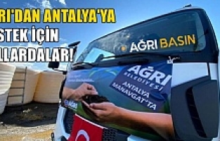 Ağrı'dan Antalya'ya Yardım için Yola çıktılar