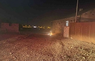 Ağrı'da Gerilim Hattında Çıkan Yangın Korkuttu