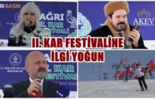 Ağrı 2. Kar Festivali düzenlendi