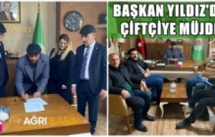 Ağrı Ziraat Odası Başkanı Ömer Yıldız’dan Çiftçiye Müjdeli Haber