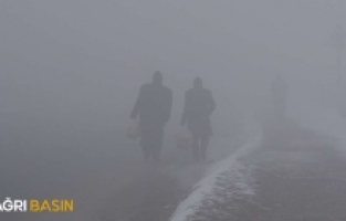 Ağrı’da düşen cemreye rağmen sis ve soğuk hava etkisini sürdürüyor