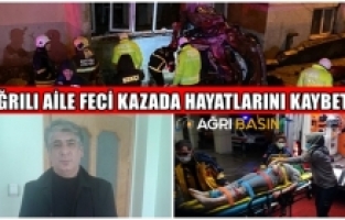 Ağrılı Sönmez Ailesi İzmit'te Kaza yaptı! 2 Ölü 1 Yaralı