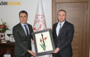 Müdür Hasan Kökrek’ten Defterdar Mehmet Tural’a ziyaret