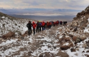27 Dağcının hedefi Ağrı Dağı’nın zirvesi oldu