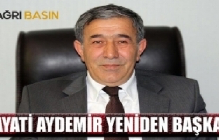 Ağrı ESOB Başkanlığını Hayati Aydemir kazandı