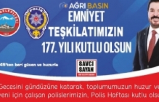 Savcı Sayan'ın Polis Haftası Mesajı